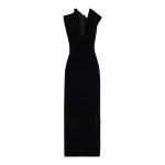 Brandon Maxwell Farren Dress in Black | Luxury Shoes 
