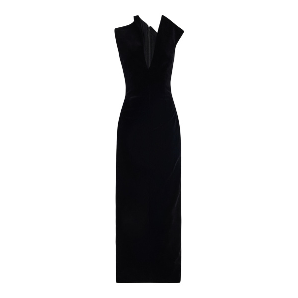 Brandon Maxwell Farren Dress in Black | Luxury Shoes 