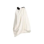 Brandon Maxwell Haze Top in Ivory and Black | Luxury Shoes 