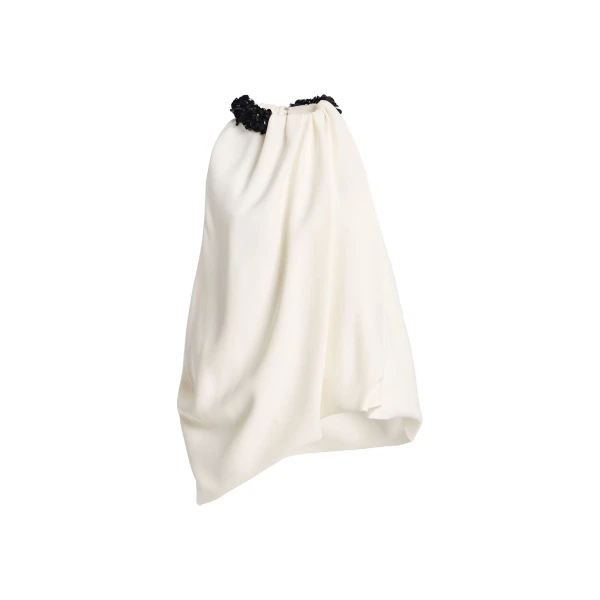 Haze Top in Ivory and Black