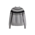 Brandon Maxwell Joanna Sweater in Fair Isle | Luxury Shoes 