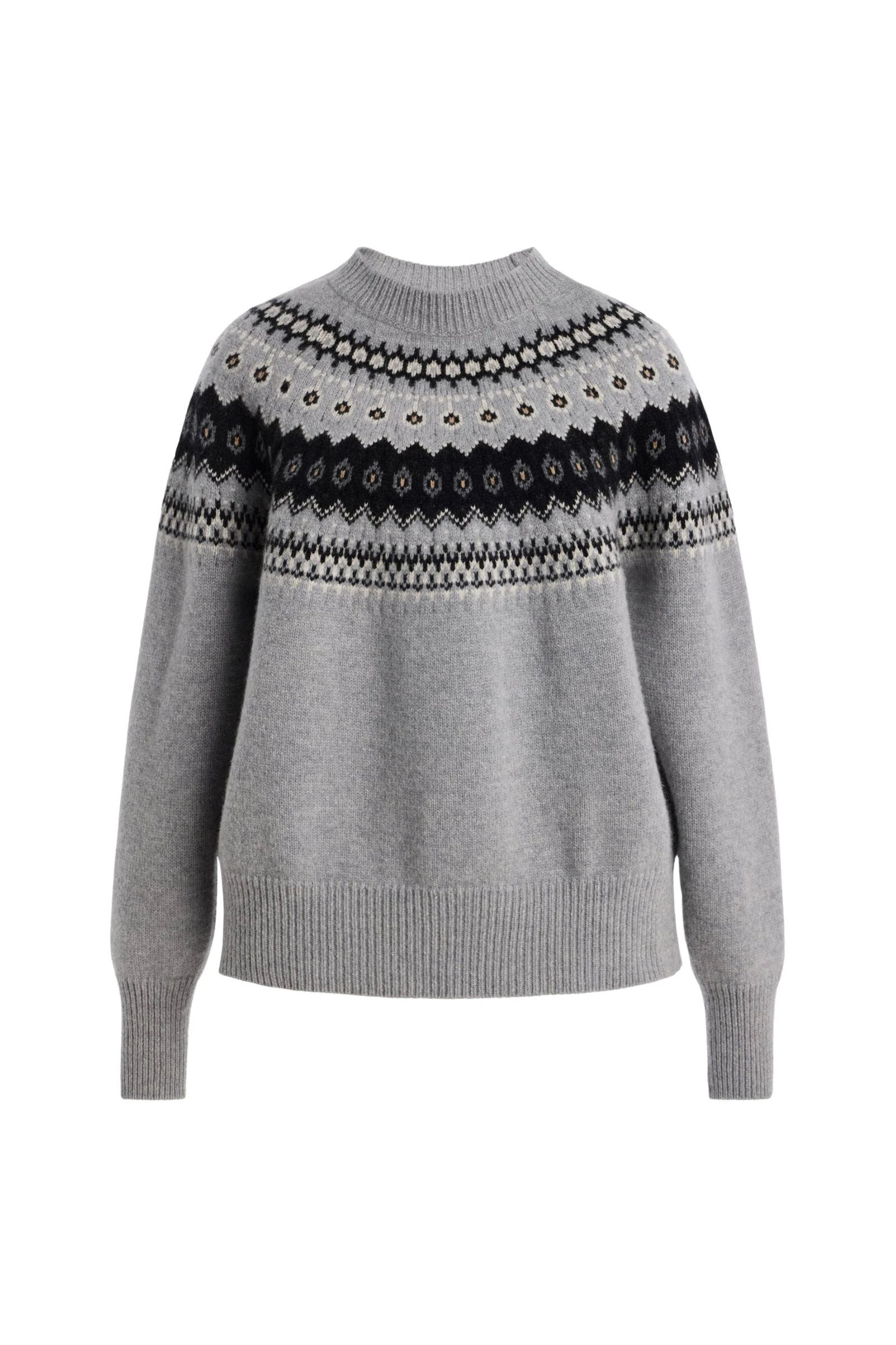 Brandon Maxwell Joanna Sweater in Fair Isle Brandon Maxwell Joanna Sweater in Fair Isle | Luxury Shoes