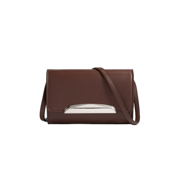 Louise Pochette Bag in Espresso Leather