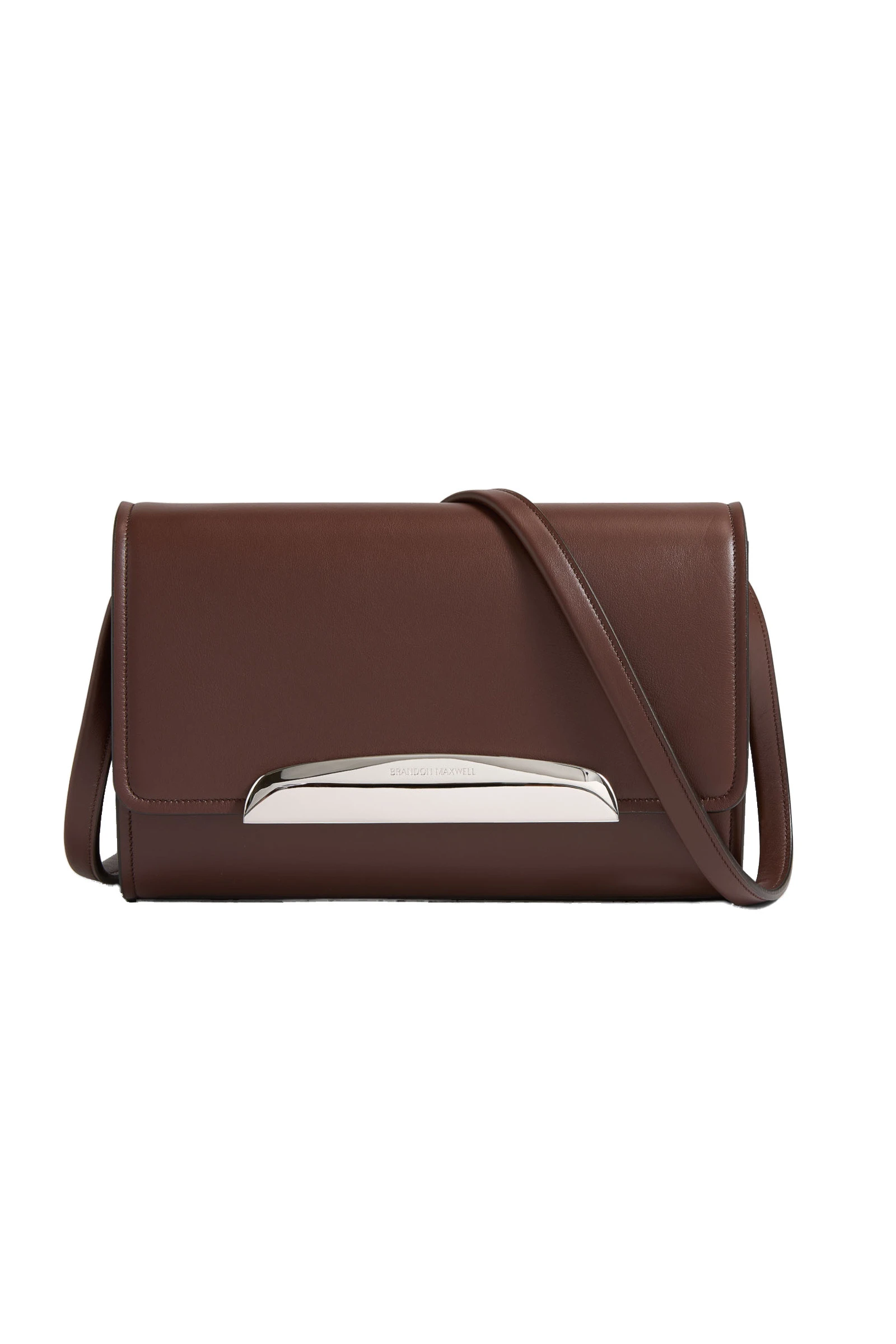 Brandon Maxwell Louise Pochette Bag in Espresso Leather Brandon Maxwell Louise Pochette Bag in Espresso Leather | Luxury Shoes