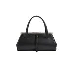 Brandon Maxwell Maxwell Frame Bag in Black Leather | Luxury Shoes 