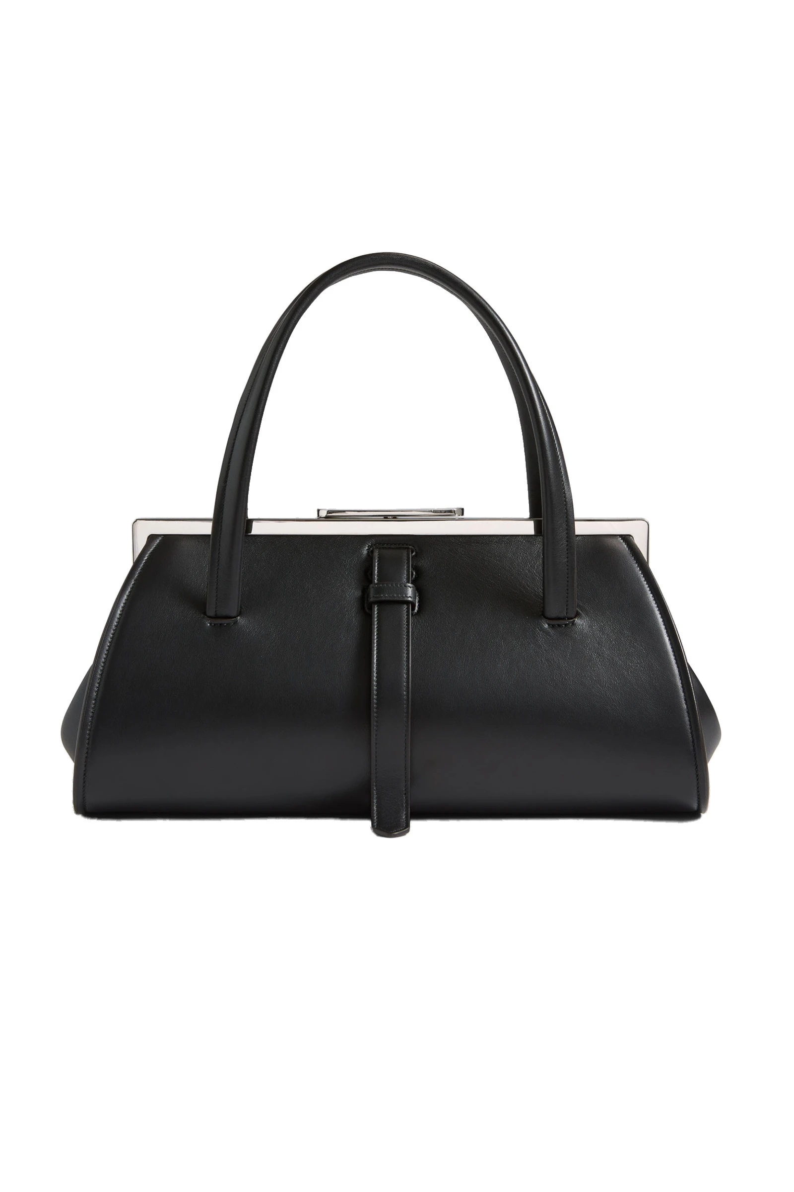 Brandon Maxwell Maxwell Frame Bag in Black Leather Brandon Maxwell Maxwell Frame Bag in Black Leather | Luxury Shoes