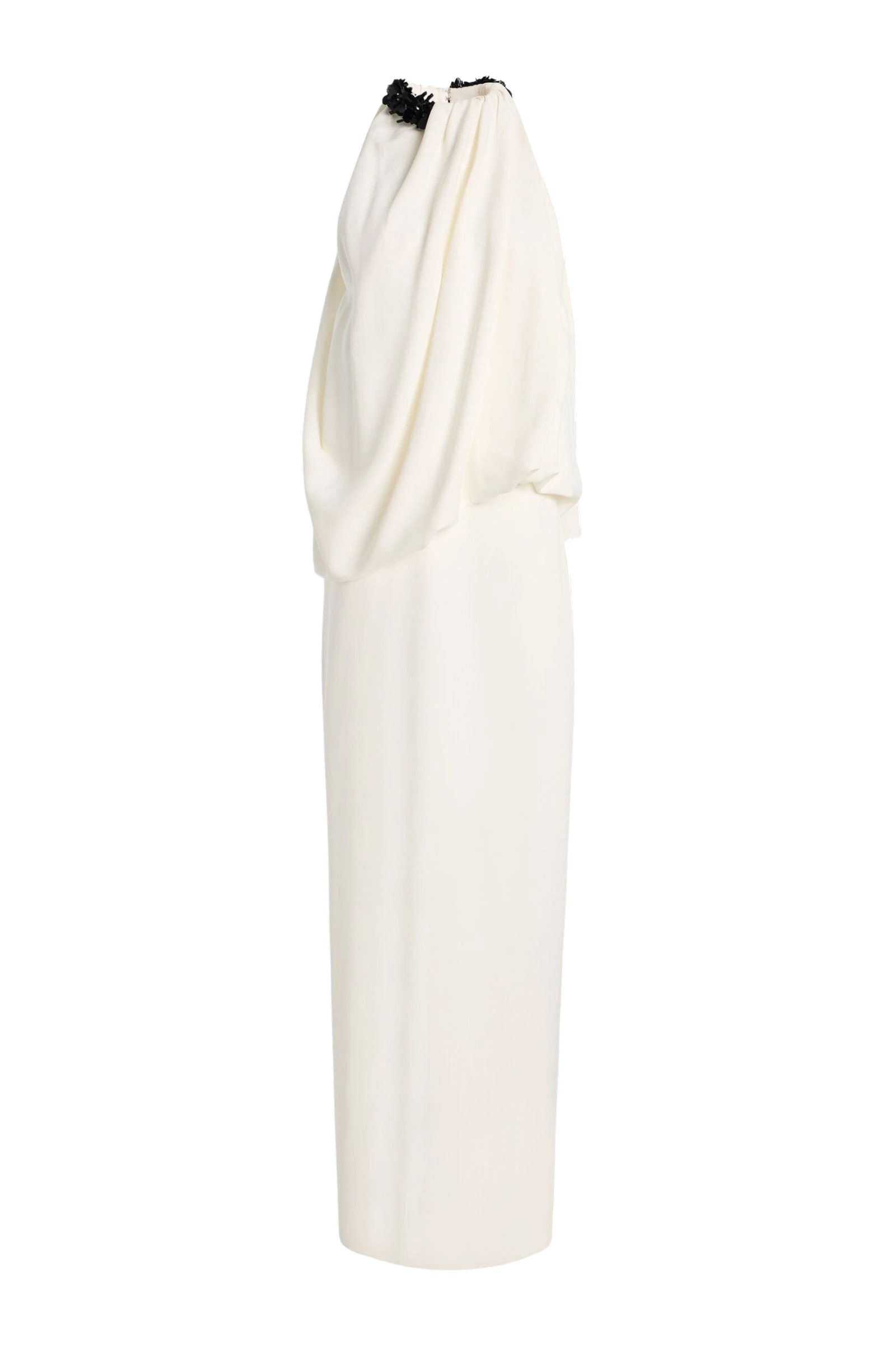 Brandon Maxwell Petra Gown in Ivory and Black Brandon Maxwell Petra Gown in Ivory and Black | Luxury Shoes