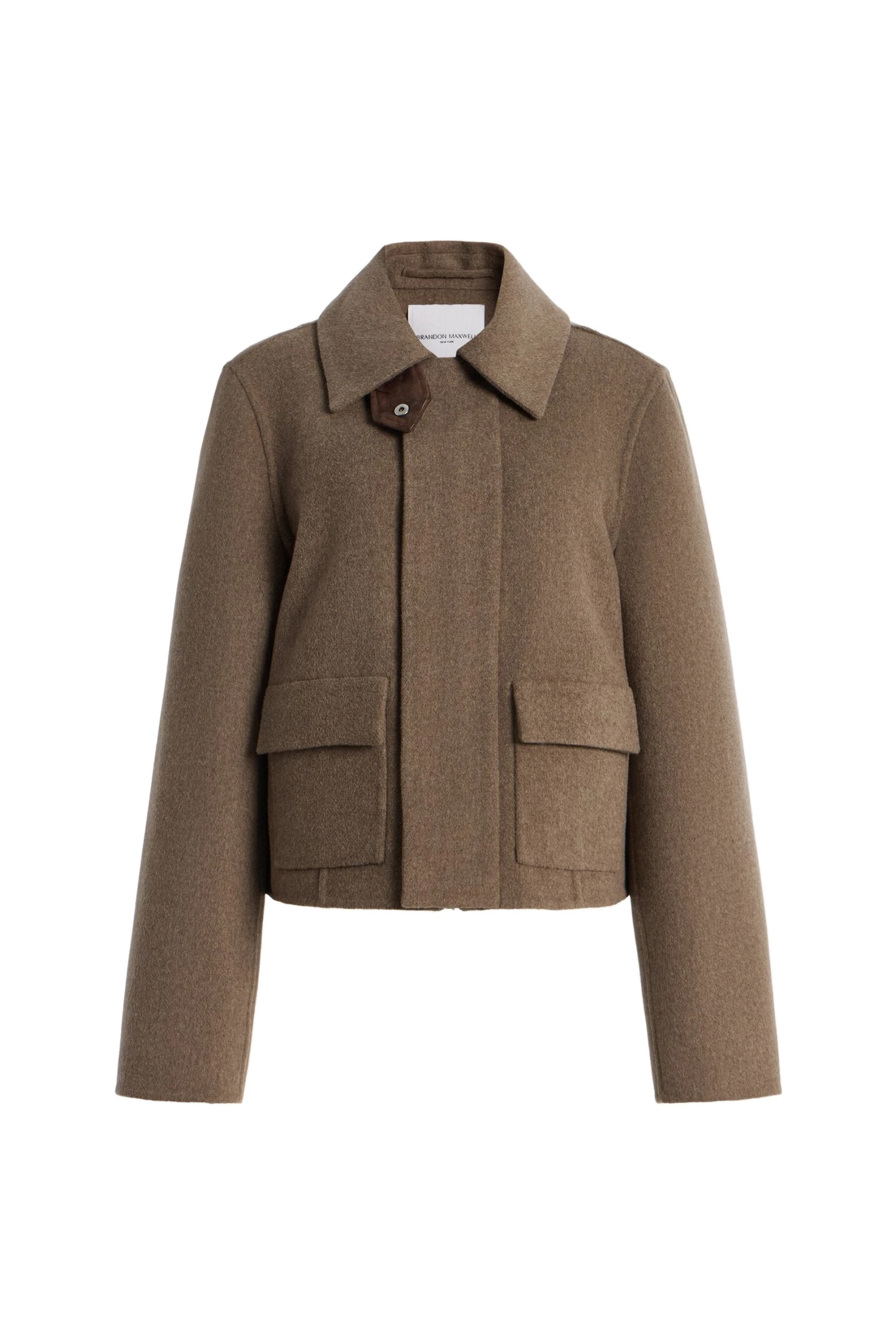 Brandon Maxwell Remi Jacket in Truffle Brandon Maxwell Remi Jacket in Truffle | Luxury Shoes