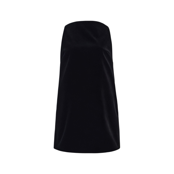 Brandon Maxwell Sable Mini Dress in Black | Luxury Shoes 