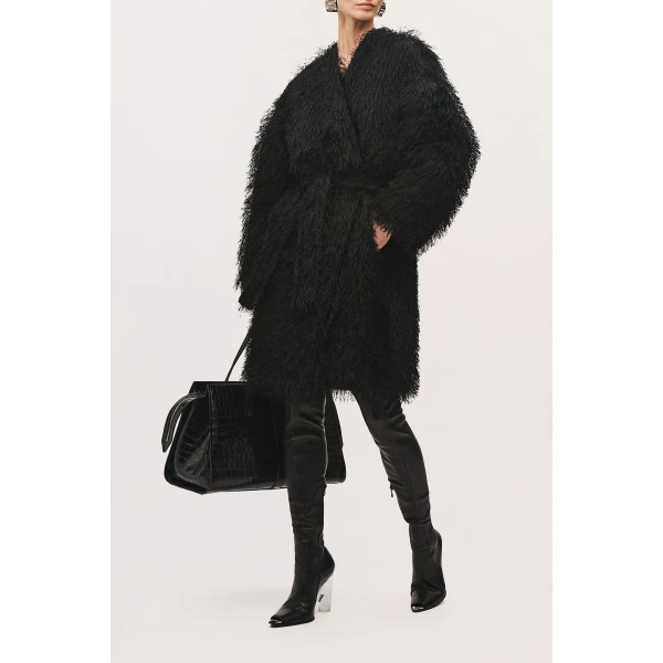 Brandon Maxwell Sabrina Coat in Black | Coats | Luxury Shoes 
