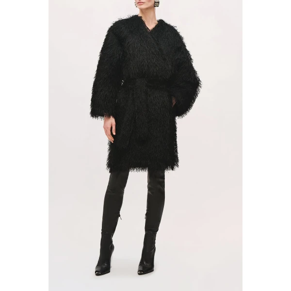 Brandon Maxwell Sabrina Coat in Black | Coats | Luxury Shoes 