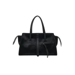 Brandon Maxwell Vance Weekender Bag in Black Calf Hair | Luxury Shoes 