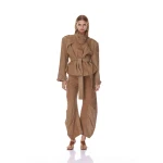 Bronx and Banco Hayden Suede Belted Jacket | Jackets | Luxury Shoes 