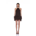 Bronx and Banco Madeline Halter Neck Mini Dress | Mini Dresses | Luxury Shoes 
