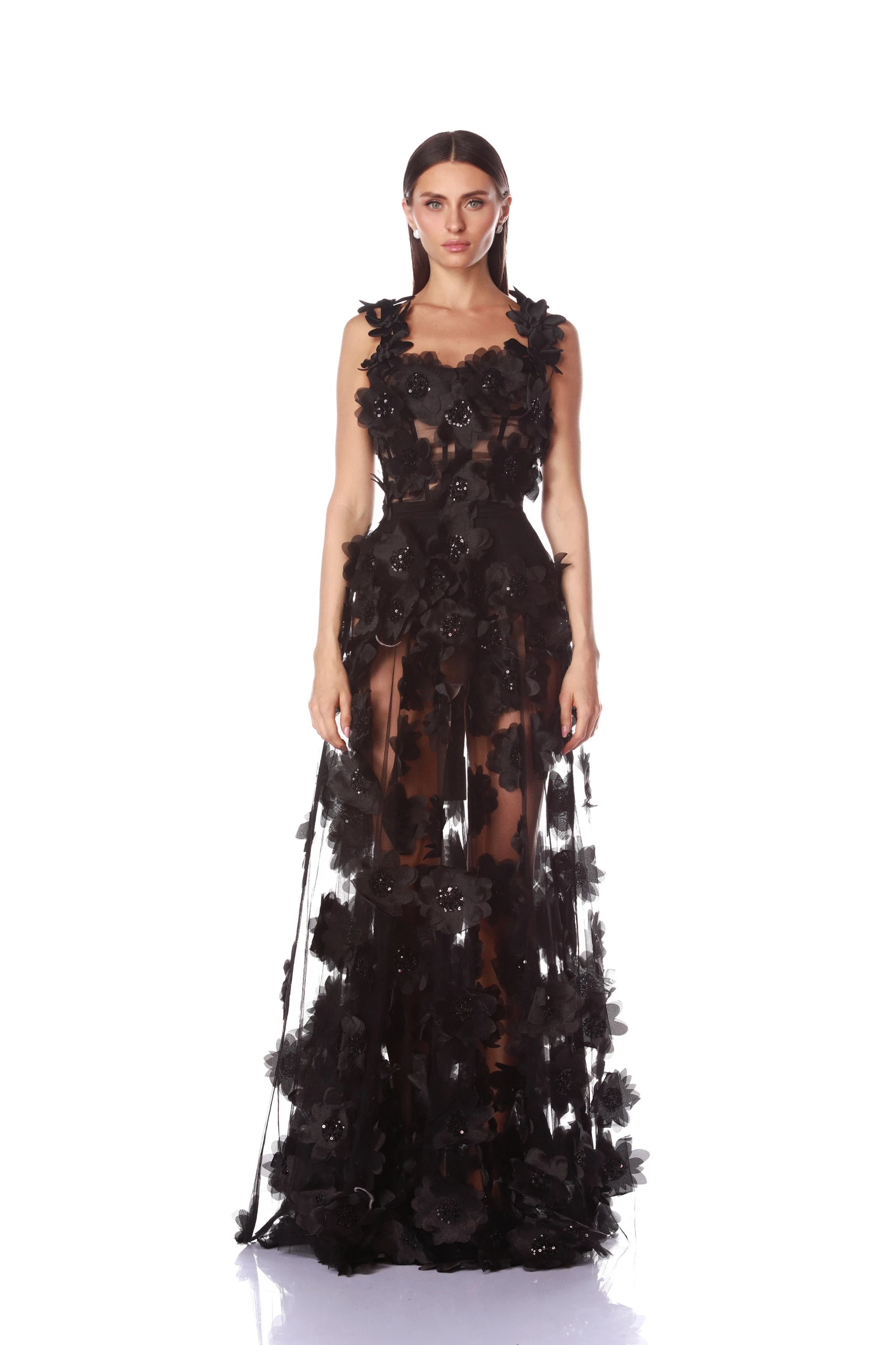 Bronx and Banco Rosalie Noir Gown 1 Bronx and Banco Rosalie Noir Gown | Evening Gowns | Luxury Shoes