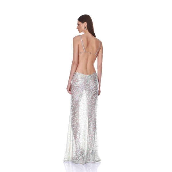 Bronx and Banco Seaside Sequin Cutout Maxi Dress | Maxi Dresses | Luxury Shoes 