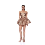 Bronx and Banco Strapless Sequin Mini Dress | Mini Dresses | Luxury Shoes 