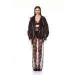 Bronx and Banco Vegan Croc Embossed Jacket | Jackets | Luxury Shoes 