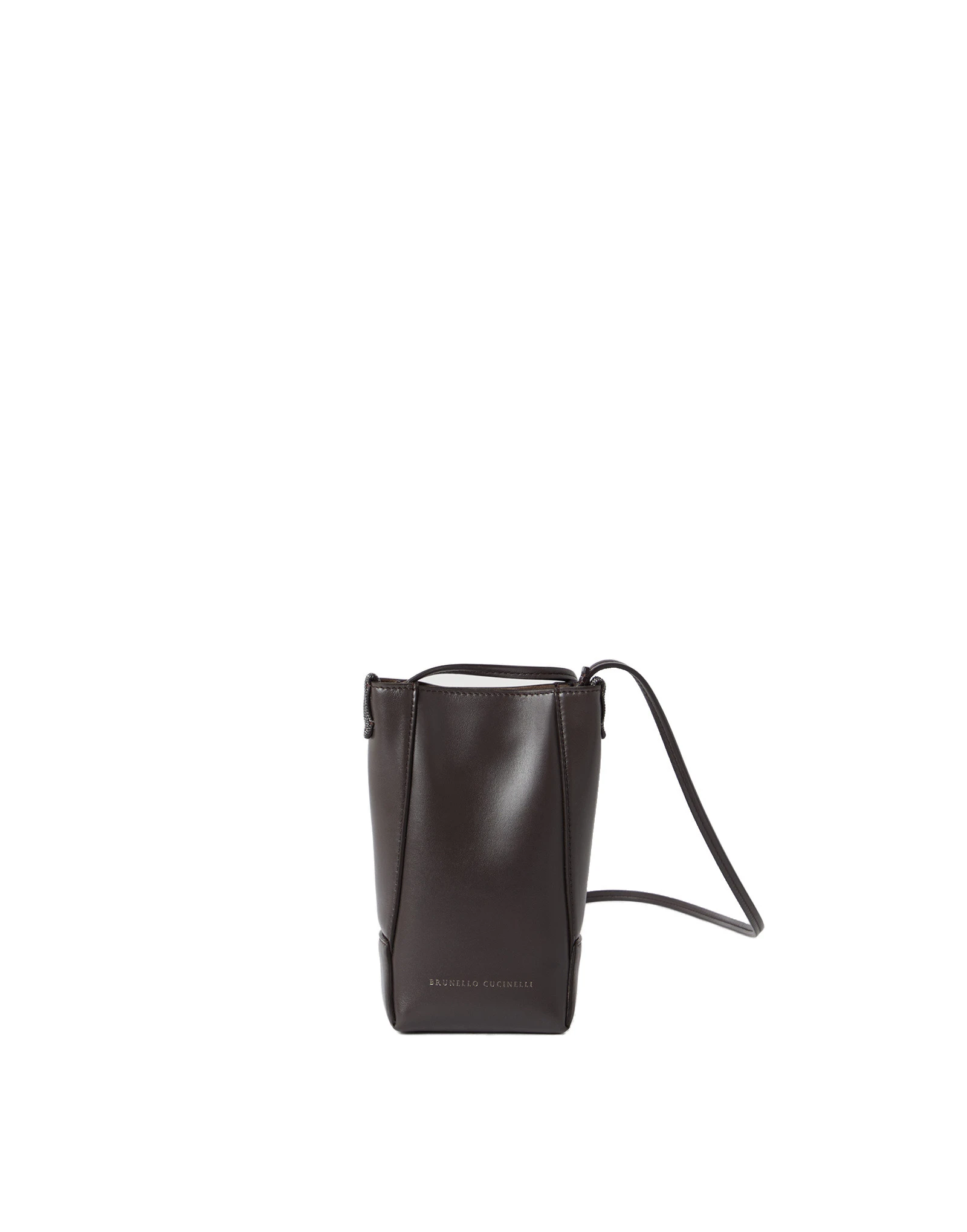 Brunello Cucinelli BC Duo phone holder in Rust Brown Brunello Cucinelli BC Duo phone holder in Rust Brown | Phone Cases | Luxury Shoes