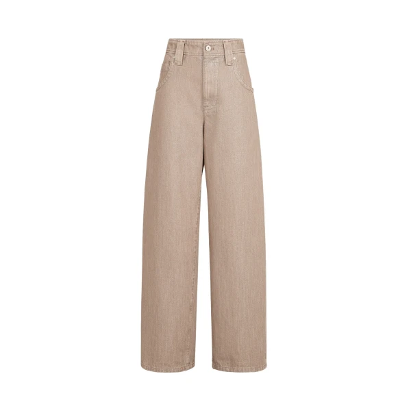Brunello Cucinelli Baggy trousers with monili in Rope