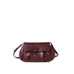 Brunello Cucinelli Boule bag in nappa leather in Burgundy