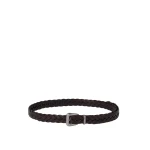 Brunello Cucinelli Braided leather belt in Brown | Belts | Luxury Shoes 