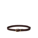 Brunello Cucinelli Braided leather belt in Brown | Belts | Luxury Shoes 