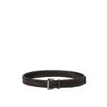 Brunello Cucinelli Braided leather belt in Rust Brown | Belts | Luxury Shoes 