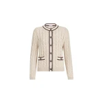 Brunello Cucinelli Cable knit cardigan in Cream