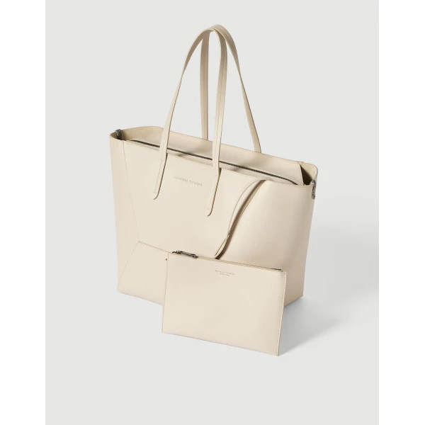 Calfskin BC Duo bag in Ivory - Image 5