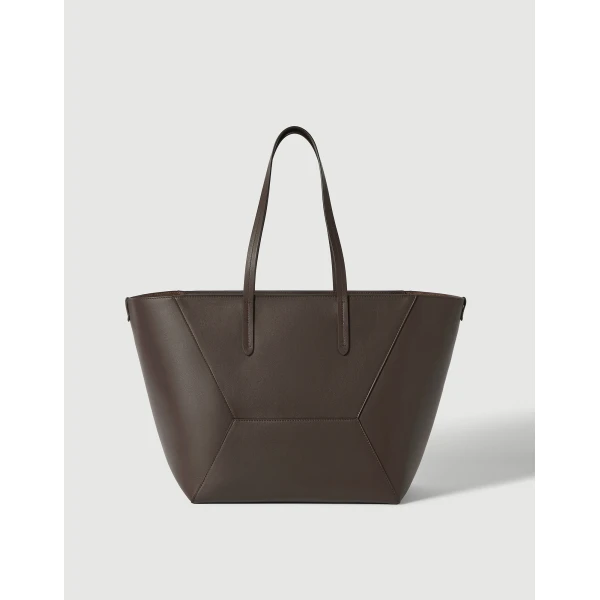 Calfskin BC Duo bag in Rust Brown - Image 2