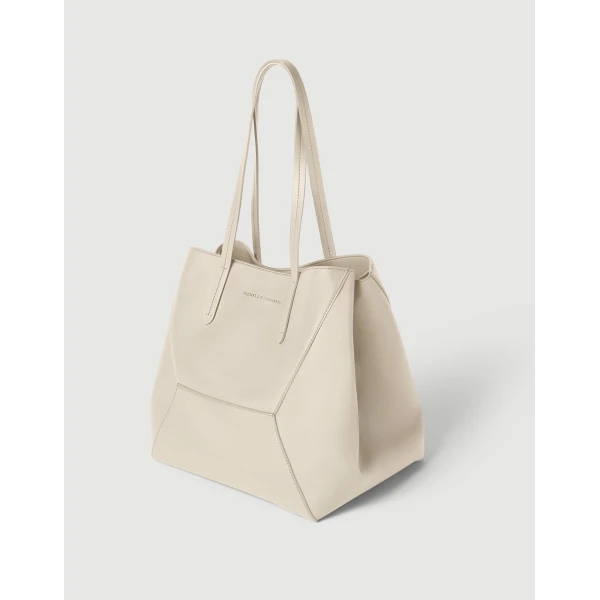Calfskin BC Duo small bag in Ivory - Image 3