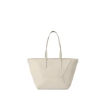 Brunello Cucinelli Calfskin BC Duo small bag in Ivory