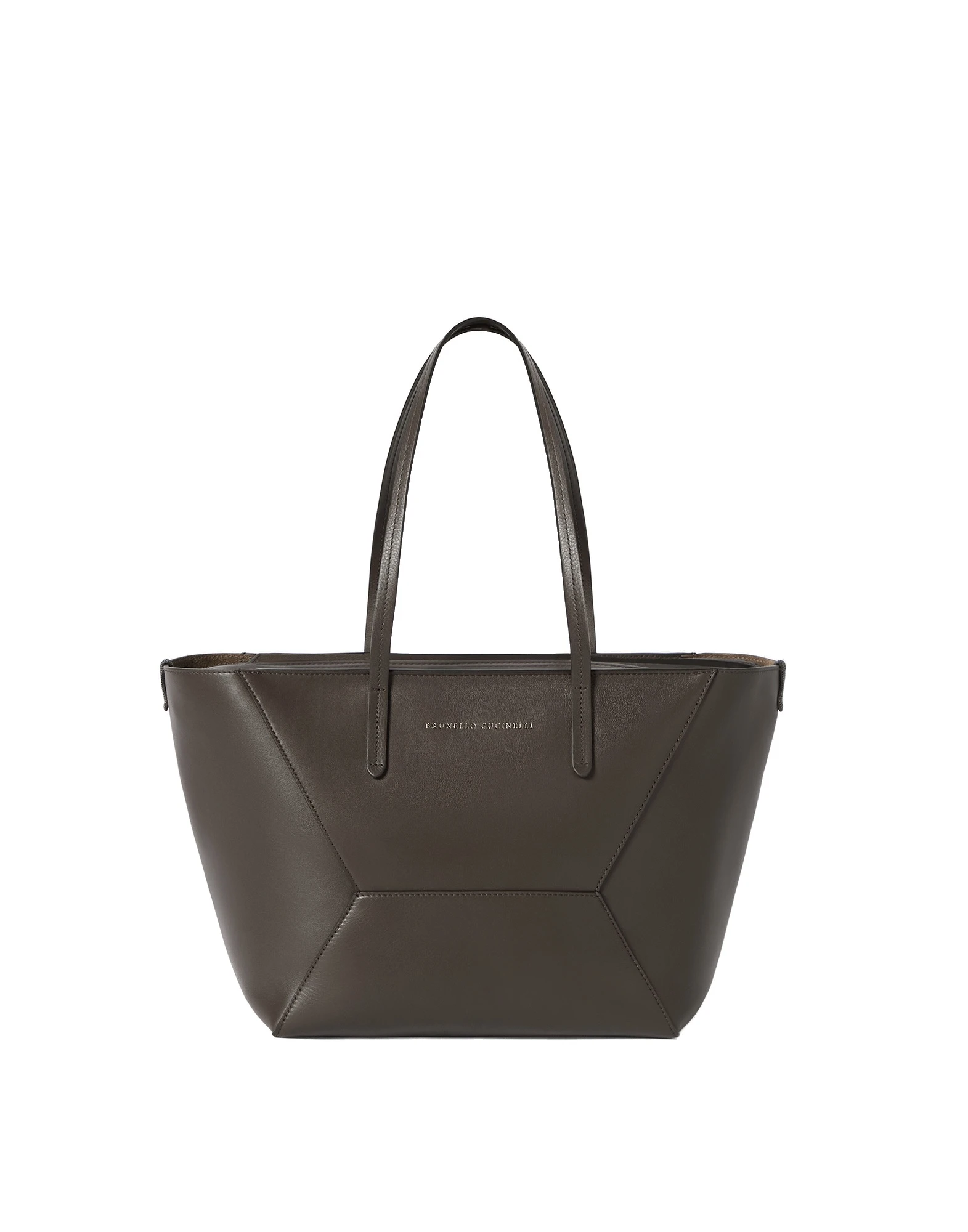 Brunello Cucinelli Calfskin BC Duo small bag in Rust Brown | Buy Shoulder & Crossbody Bags at Luxury Shoes Brunello Cucinelli Calfskin BC Duo small bag in Rust Brown