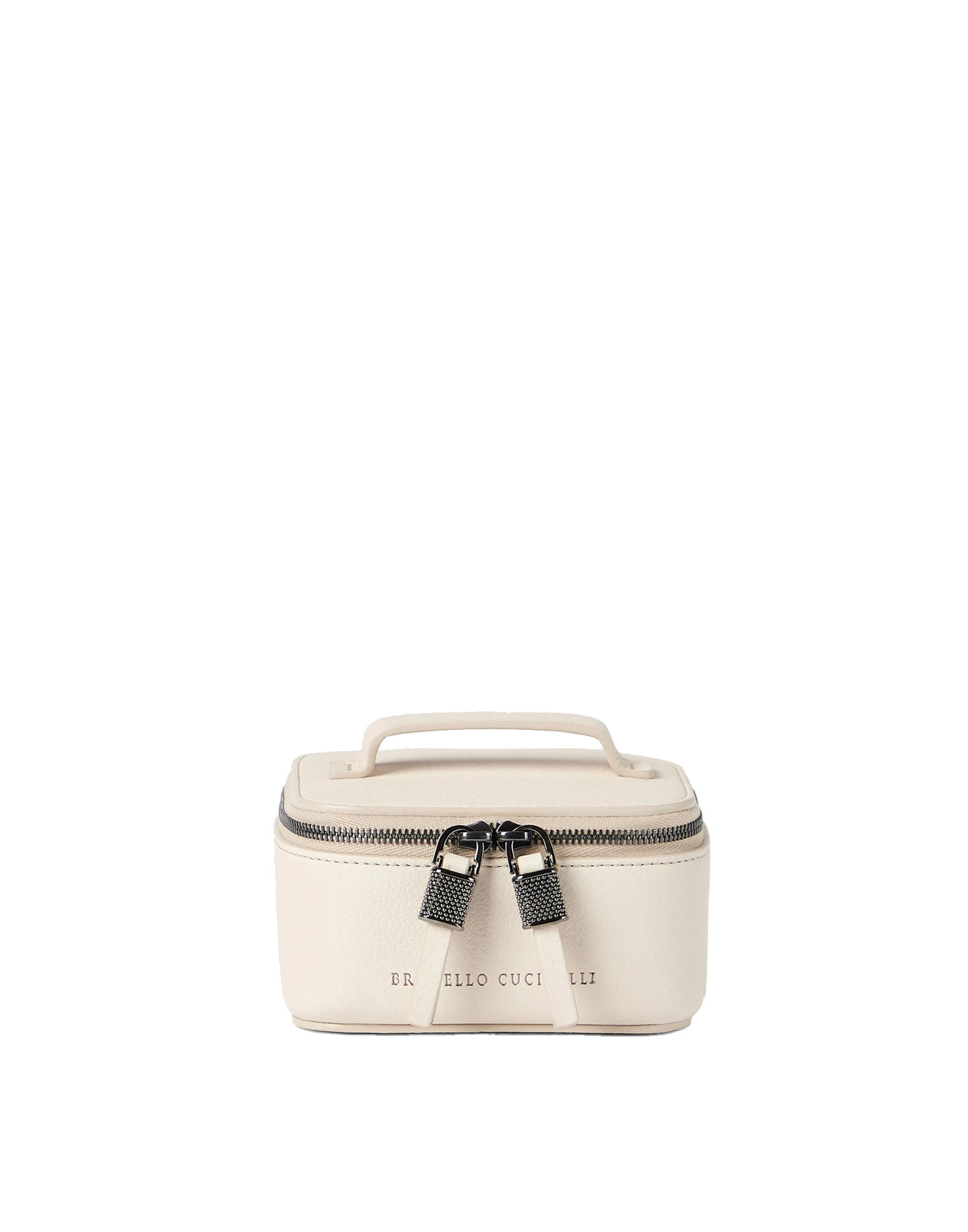 Brunello Cucinelli Calfskin jewelry box with monili in Ivory Brunello Cucinelli Calfskin jewelry box with monili in Ivory | Accessories | Luxury Shoes