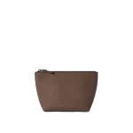 Brunello Cucinelli Calfskin pouch with monili in Brown Gianduia | Wallets & Purses | Luxury Shoes 