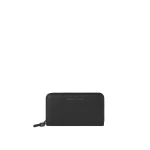 Brunello Cucinelli Calfskin wallet with monili in Black | Wallets & Purses | Luxury Shoes 
