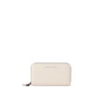 Brunello Cucinelli Calfskin wallet with monili in Ivory | Wallets & Purses | Luxury Shoes 