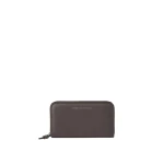 Brunello Cucinelli Calfskin wallet with monili in Rust Brown | Wallets & Purses | Luxury Shoes 