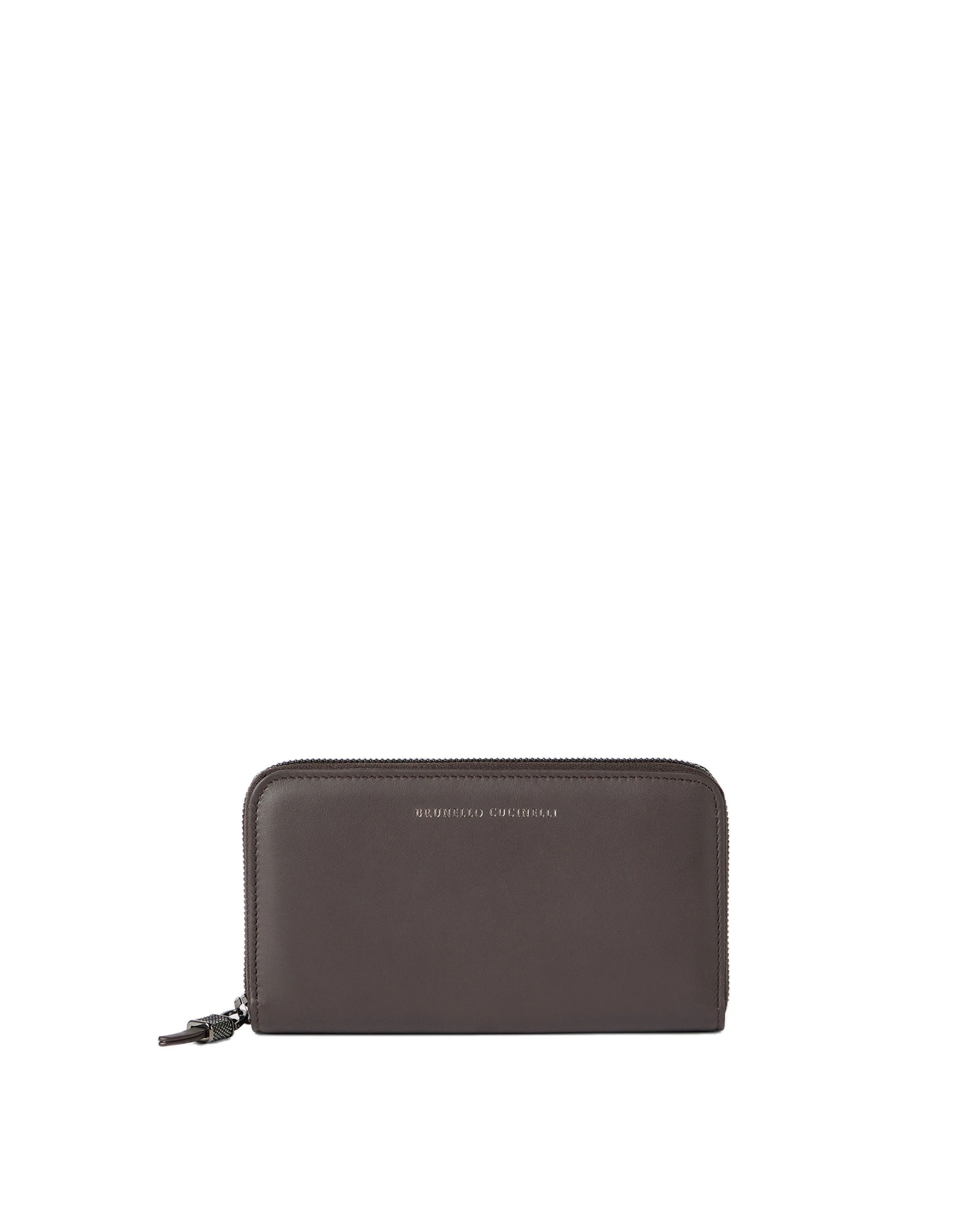 Brunello Cucinelli Calfskin wallet with monili in Rust Brown Brunello Cucinelli Calfskin wallet with monili in Rust Brown | Wallets & Purses | Luxury Shoes