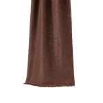 Brunello Cucinelli Cashmere and silk Diamond yarn scarf in Brown | Scarves | Luxury Shoes 