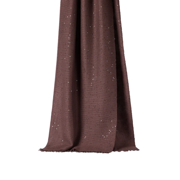 Brunello Cucinelli Cashmere and silk Diamond yarn scarf in Mauve | Scarves | Luxury Shoes 