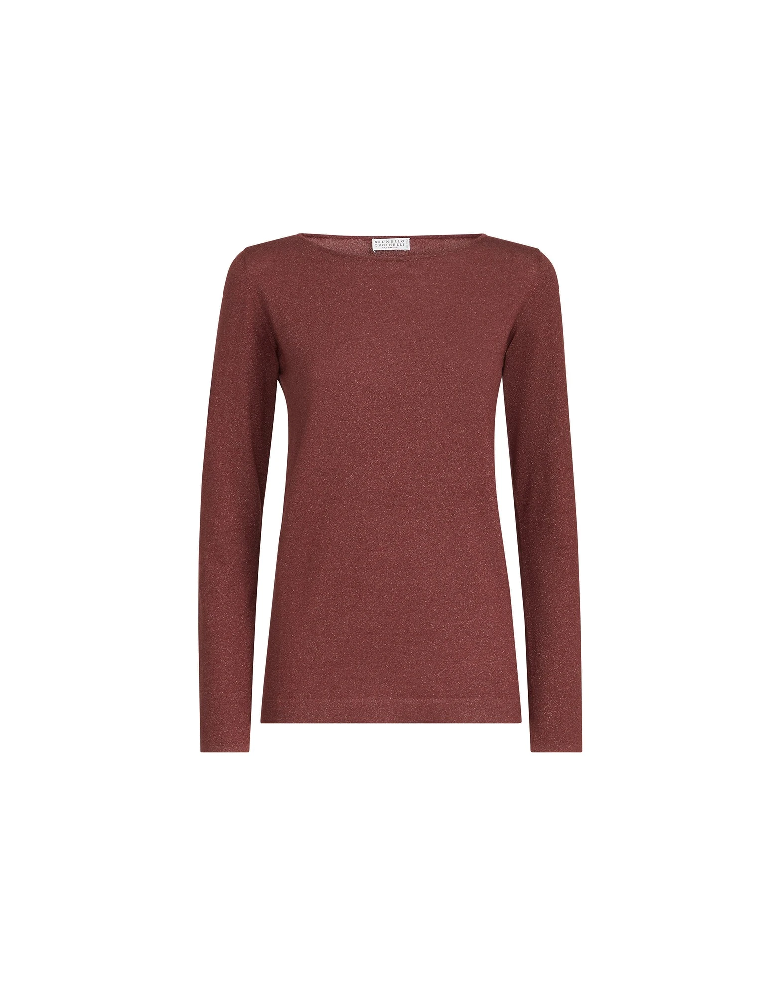 Brunello Cucinelli Cashmere and silk lightweight sweater in Ruby Brunello Cucinelli