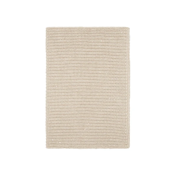 Brunello Cucinelli Cashmere and silk rib knit neck warmer in Beige | Scarves | Luxury Shoes 