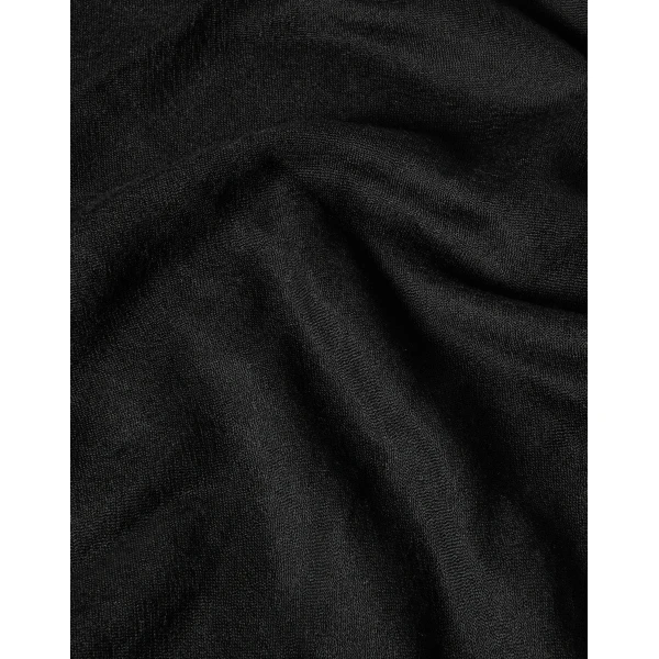 Brunello Cucinelli Cashmere and silk scarf in Black, view 3 | Scarves | Luxury Shoes 