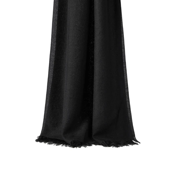 Brunello Cucinelli Cashmere and silk scarf in Black | Scarves | Luxury Shoes 