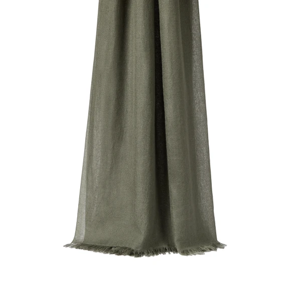 Brunello Cucinelli Cashmere and silk scarf in Origano | Scarves | Luxury Shoes 