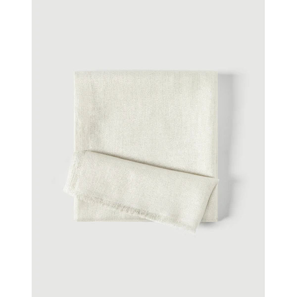 Brunello Cucinelli Cashmere and silk scarf in Panama, view 2 | Scarves | Luxury Shoes 