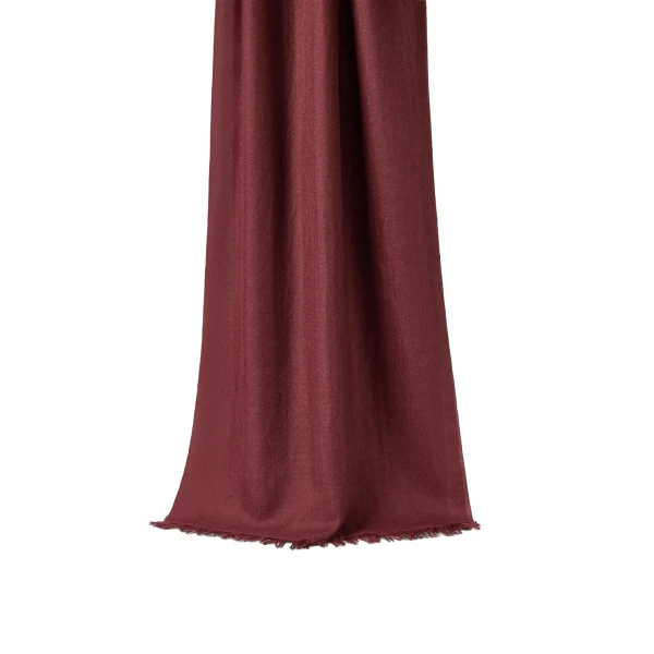 Brunello Cucinelli Cashmere and silk scarf in Red | Scarves | Luxury Shoes 