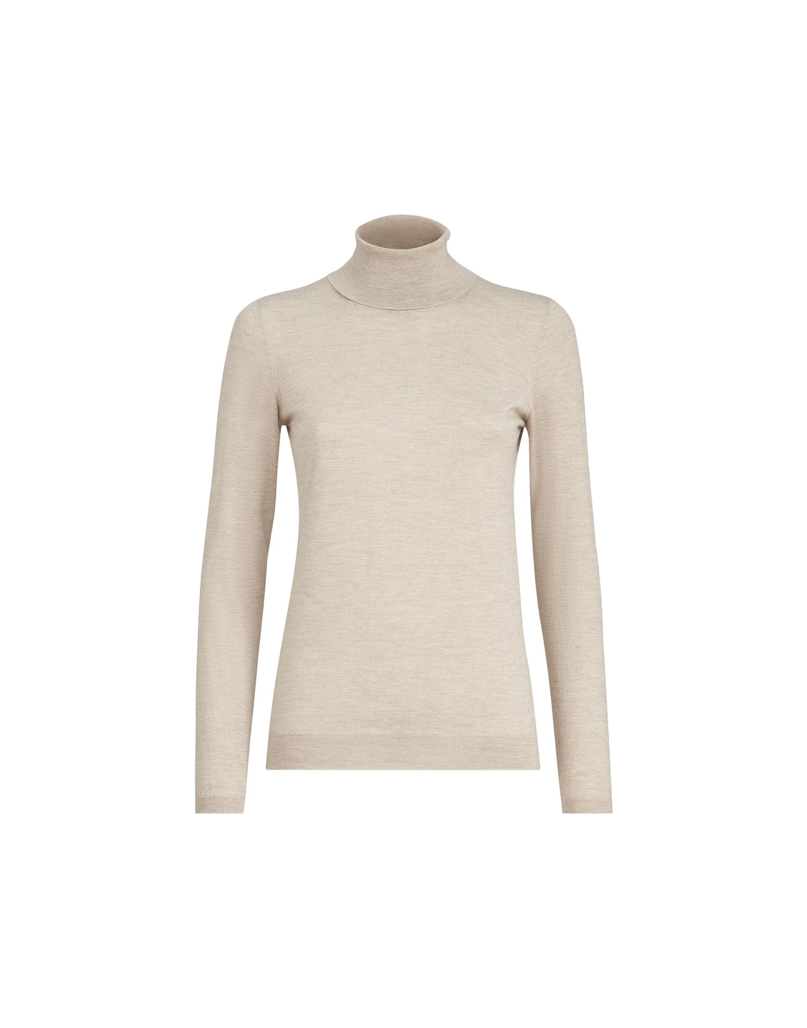 Brunello Cucinelli Cashmere and silk turtleneck sweater in Beige Brunello Cucinelli
